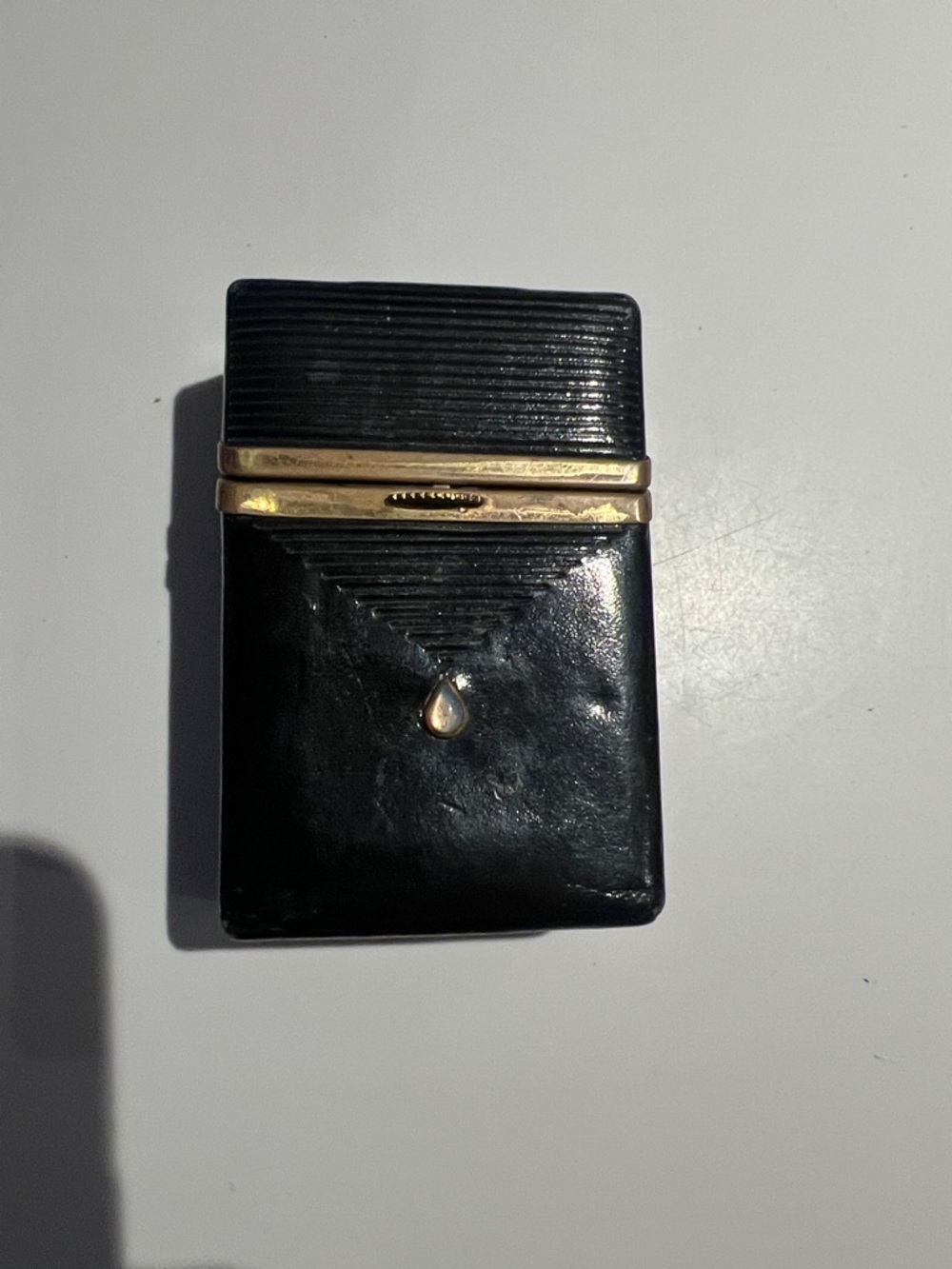 Black and Gold Vintage Lighter Case